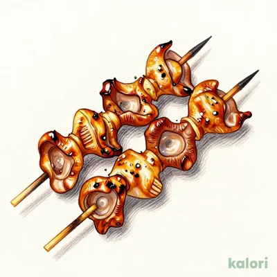 Chicken Gizzard Skewers, Salt, 2 pcs