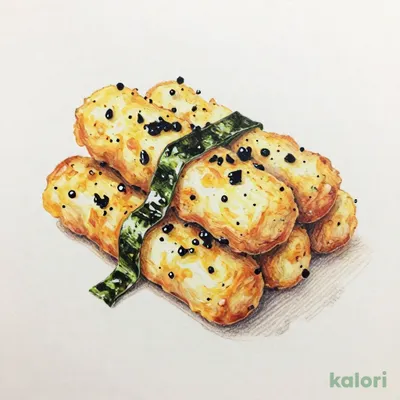 Chikuwa Fish Cake Sticks with Seaweed Batter