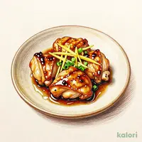 Chicken with Miso Sauce on Hot Plate