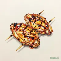 若鶏もも炙り串