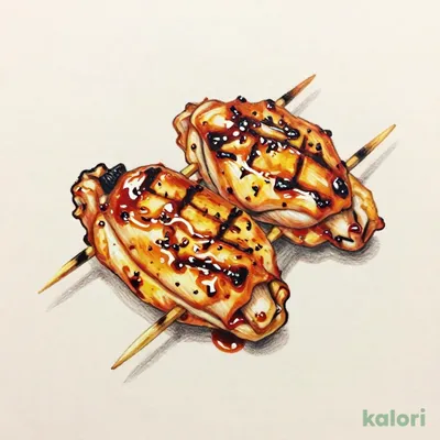 若鶏もも炙り串