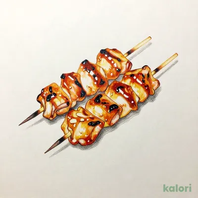 Chicken Thigh Skewers, Sauce (2 pcs)