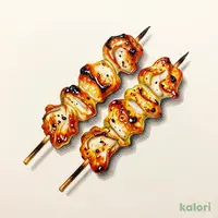 Chicken Skin Skewers, Salt (2 pcs)