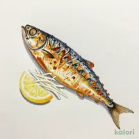 北海道産さんまの塩焼