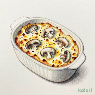 きのこチーズのプチグラタン