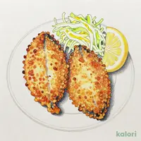 あじ尽くしフライ2種盛り