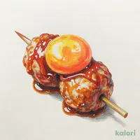 つくね串の卵黄添え（２本）