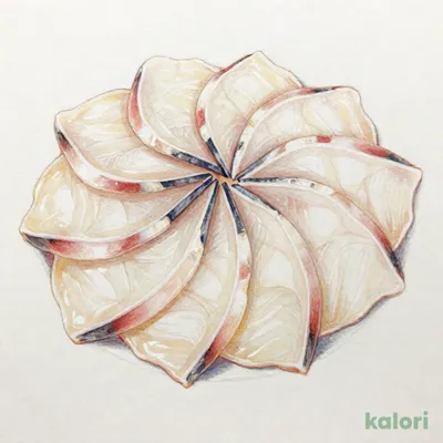 ひらめの薄造り