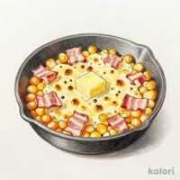 カリカリチーズベーコーンバター