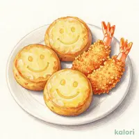 スマイルポテト＆エビフライ