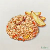 チキンライス＆ポテト