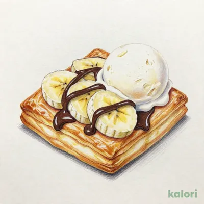 ハニーばななパイ ～バニラアイスチョコ掛け～