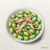 前菜(枝豆と貝ひも)