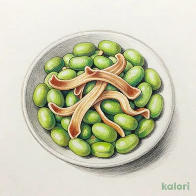 前菜（枝豆と貝ひも）
