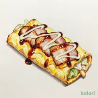 広島風チーズ豚平焼