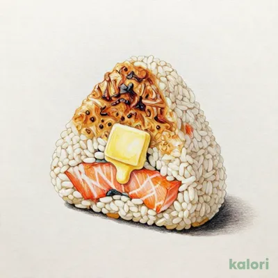 焼おにぎり 鮭バター