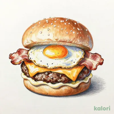 Jr.チーズベーコンエッグバーガー