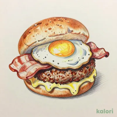 Jr.ベーコンエッグバーガー