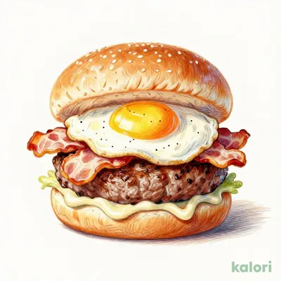 ウェンディーズ ベーコンエッグバーガー