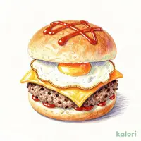 エッグ＆チーズビーフバーガー