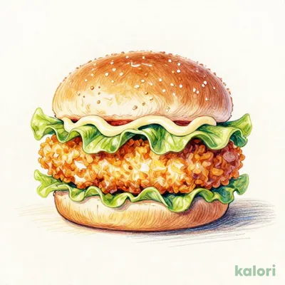 クリスピーチキンバーガー