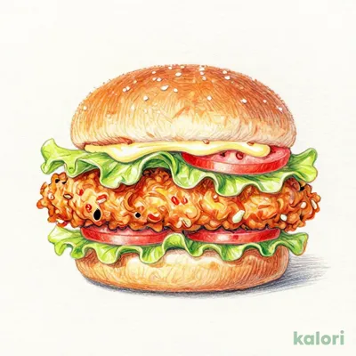 スパイシーチキンフィレバーガーUSA