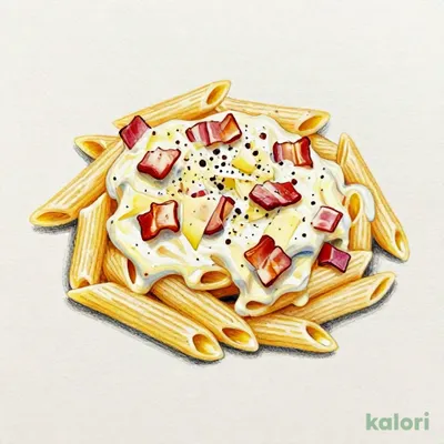 濃厚クリームペンネ -パルメザンチーズ添え-