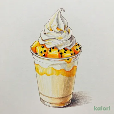 マンゴーパッション＆ピーチ クラウンバニララテフロート