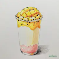 Milky Frappe Mango Passion & Peach
