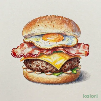 Jr. NY Tsukimi Mocchi Burger