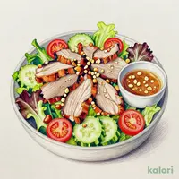 低温ローストポークのごちそうサラダ