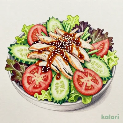 特製たれの棒棒鶏バンバンジーサラダ