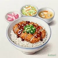 みそかつ丼ねぎのせ