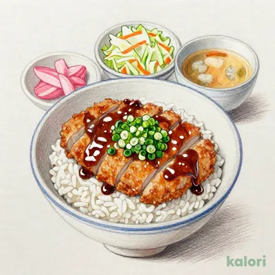 みそかつ丼ねぎのせ