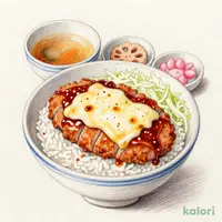 みそかつ丼チーズソース