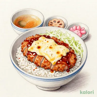 みそかつ丼チーズソース