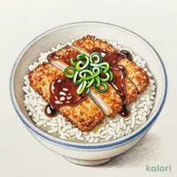 みそひれかつ丼ねぎのせ