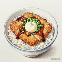 みそひれかつ丼ねぎのせマヨネーズ