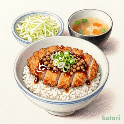台湾みそひれかつ丼