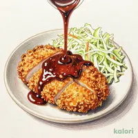 黒豚ロースとんかつ(サラダ付)