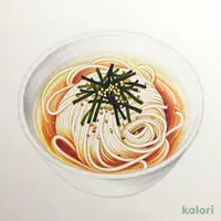 〆のさっぱりそうめん