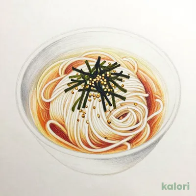 〆のさっぱりそうめん
