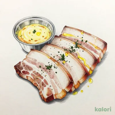 Pork Jowl with Cheese Fondue