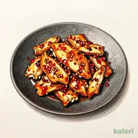 Spicy Grilled Chicken Skin