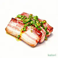Thick-Cut Pork Kalbi with Green Chili Sauce