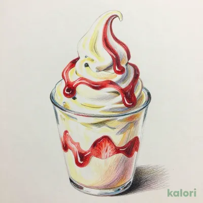 Strawberry Vanilla Soft Serve