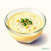 冷たいとうもろこしのスープ