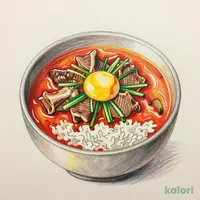 Spicy Kalbi Beef Soup with Rice