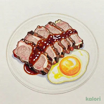 炙りすき焼カルビ（卵・とろろ・トマト）
