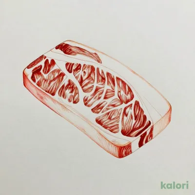 うす切りカルビ
